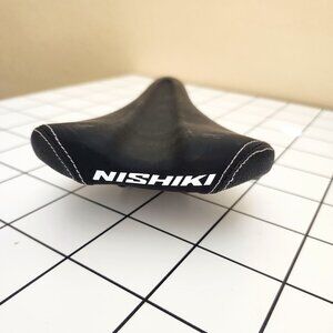 Nishiki Bicycle Saddle Bike Seat, Cycling, Black New Unused